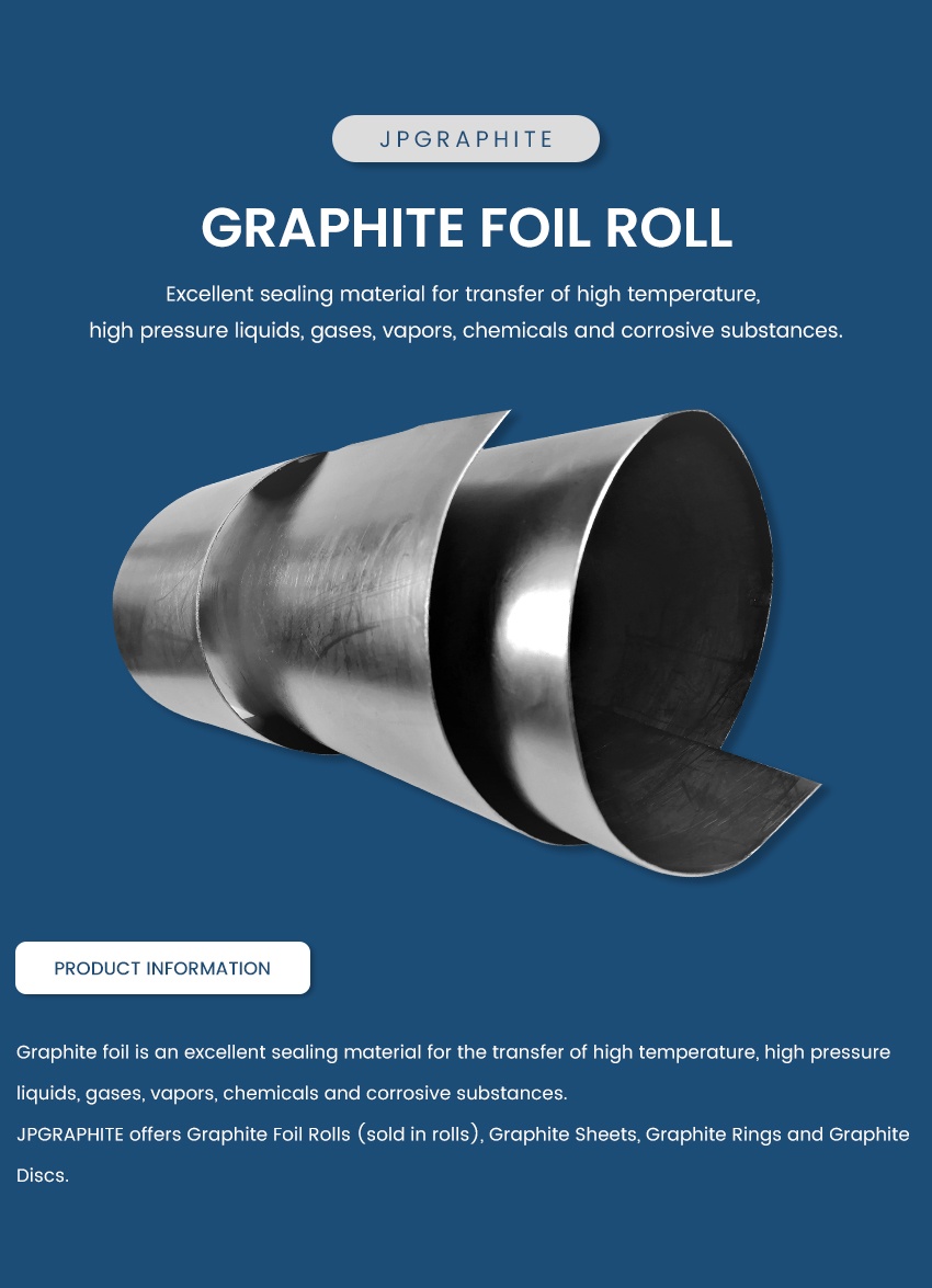 JPGRAPHITE Graphite Foil Roll Manufacturer